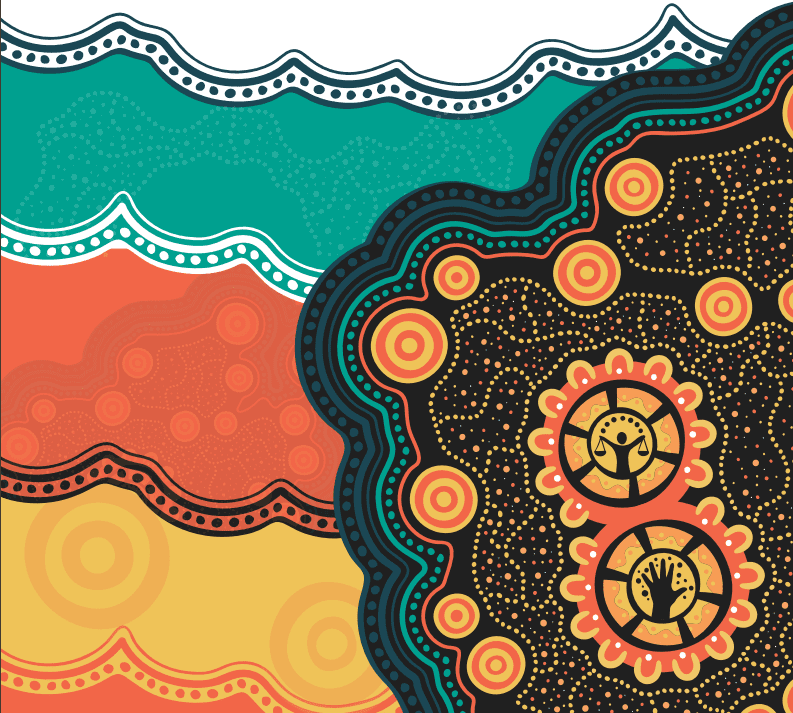 Partnership for justice in health artwork