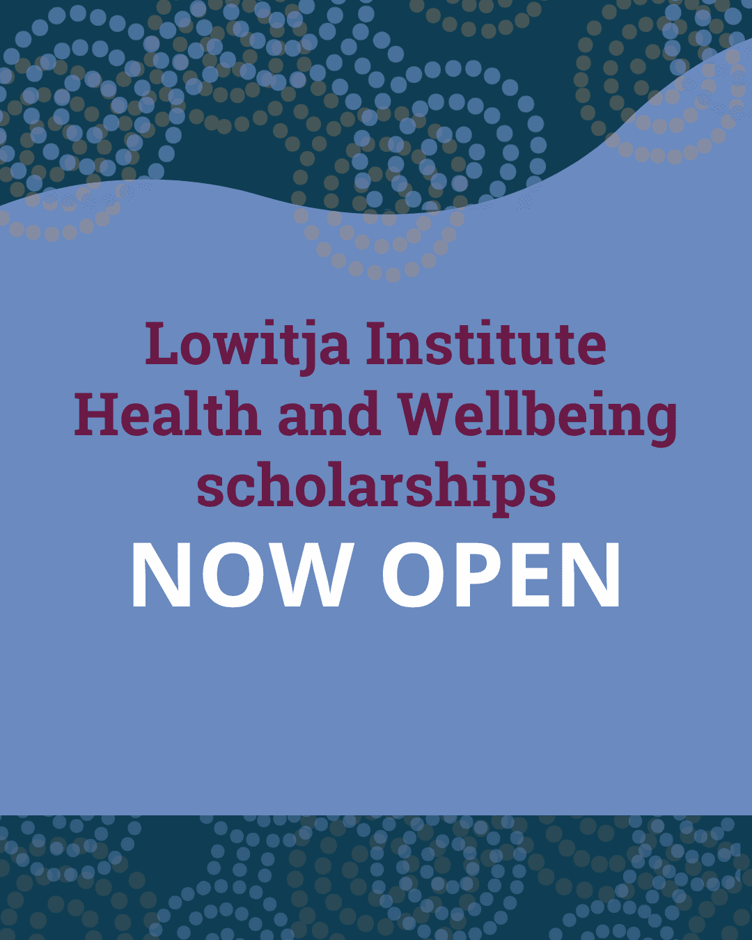 2026 Health and Wellbeing Scholarships tile